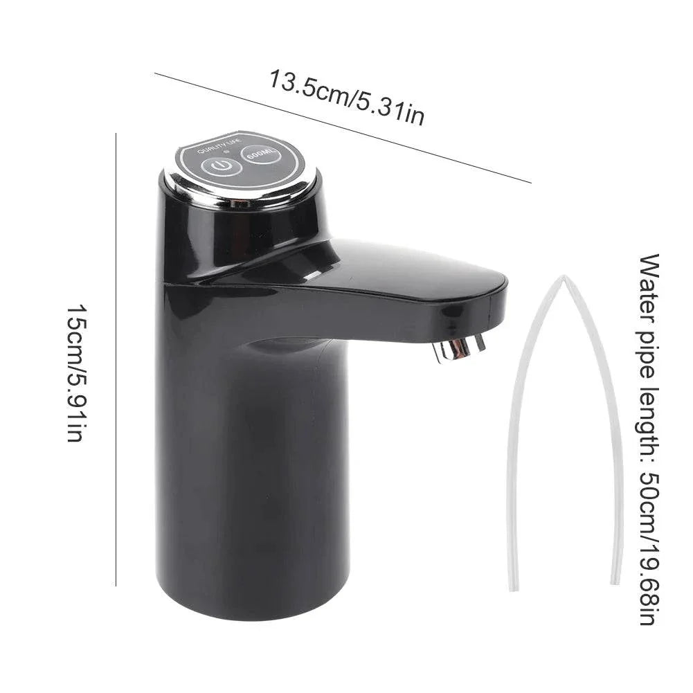 USB Rechargeable Electric Water Pump – 11L Faucet for Camping