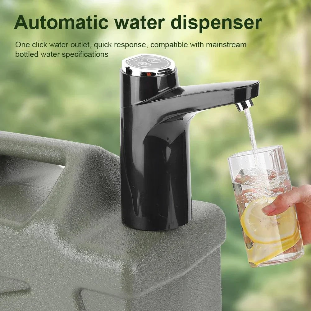 USB Rechargeable Electric Water Pump – 11L Faucet for Camping