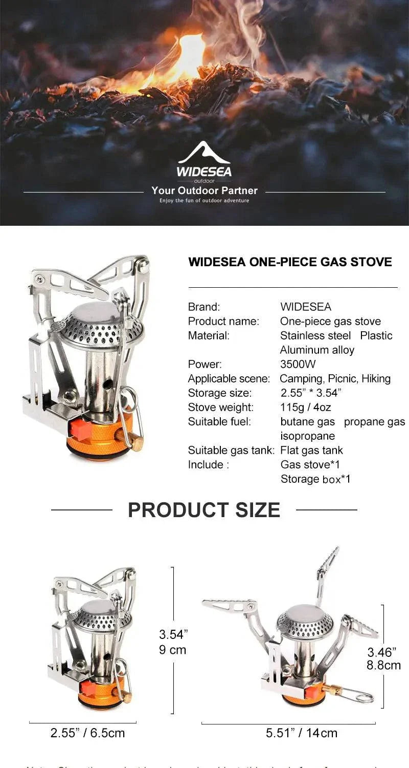 Foldable Gas Stove Burner Heater