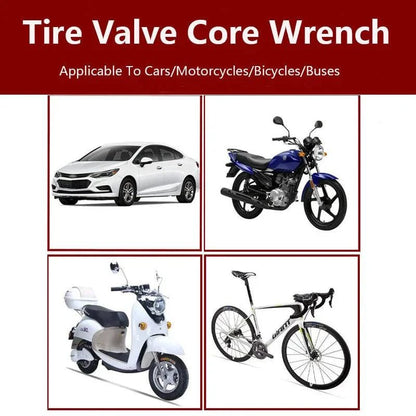 Tire Valve Core Remover Tool – Car & Bike Repair - camping nature gear