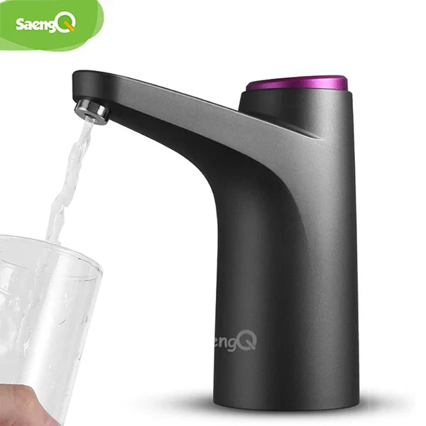 saengQ Smart Electric Water Dispenser – Automatic Gallon Pump with Touch Switch - camping nature gear