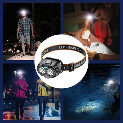 IPX4 Waterproof Headlamp – 250LM XPE 500mAh