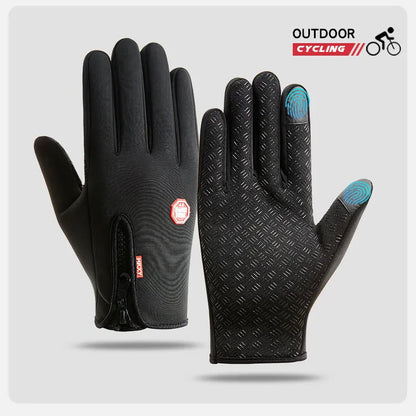 ThermoGrip: Winter Touchscreen Cycling Gloves – Warm, Waterproof, Non-Slip - camping nature gear