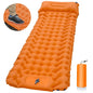 Ultralight Outdoor Inflatable Sleeping Pad with Pillows - camping nature gear