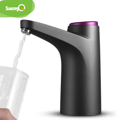 saengQ Smart Electric Water Dispenser – Automatic Gallon Pump with Touch Switch - camping nature gear