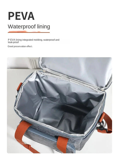 Large Capacity Waterproof Picnic Bag – Thermal Insulation