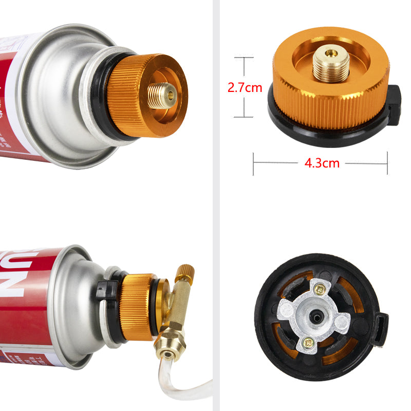 Camping Gas Stove Refill Adapter – Outdoor Cylinder Connector - camping nature gear