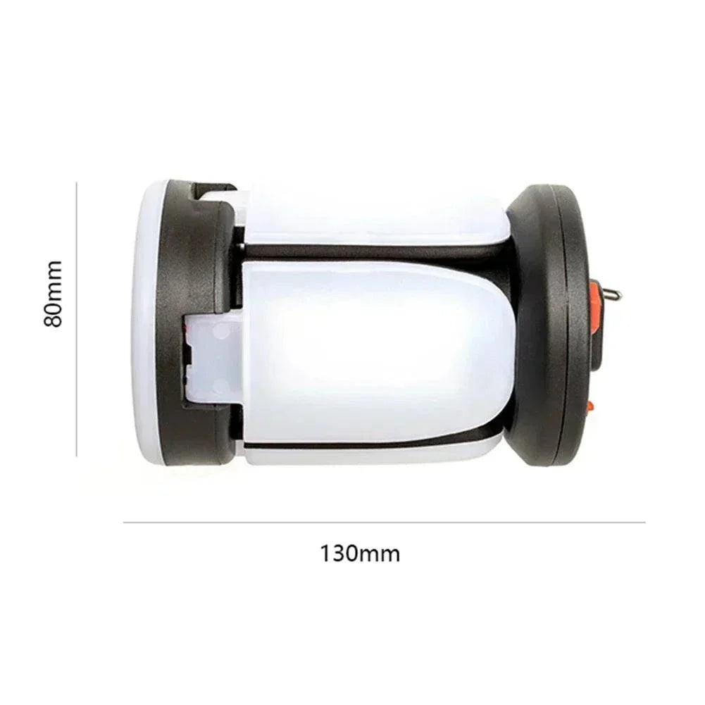 Foldable LED Solar Lantern – 6 Light Modes for Camping