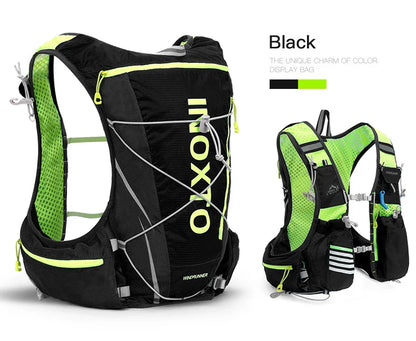 8L Running Hydration Backpack – Hiking Vest with 1.5L Water Bag & Bottle - camping nature gear