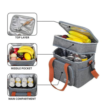 Large Capacity Waterproof Picnic Bag – Thermal Insulation