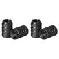 4Pcs Universal Aluminum Car Tire Valve Stem Caps – Dust Covers for Wheels & Tires - camping nature gear