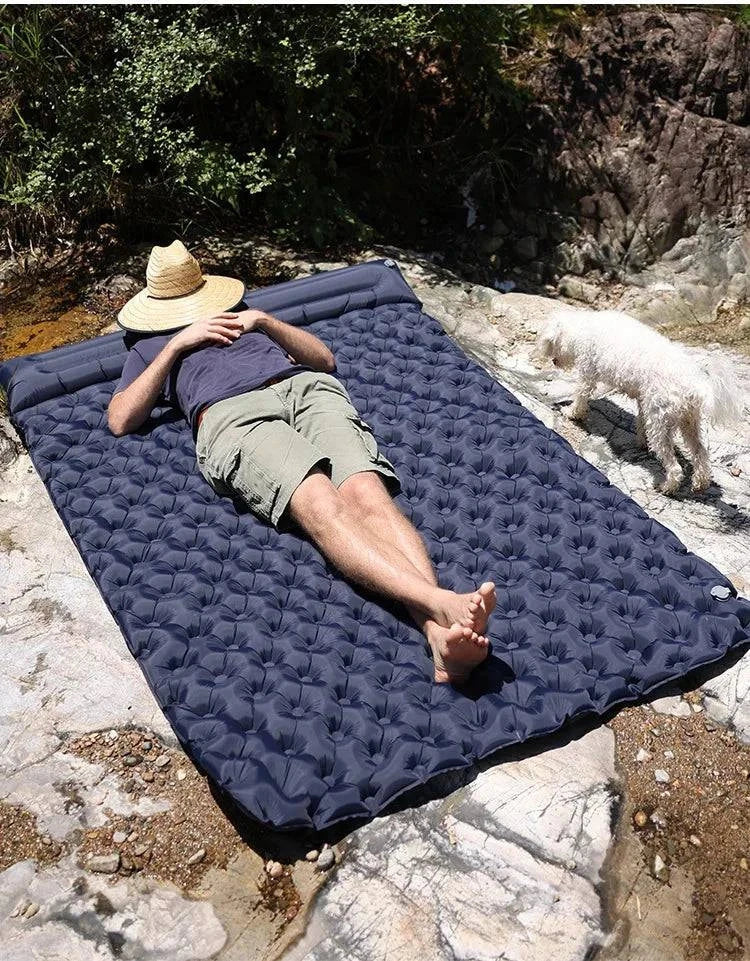 Inflatable Double Mattress – Extra Wide Camping Sleeping Pad