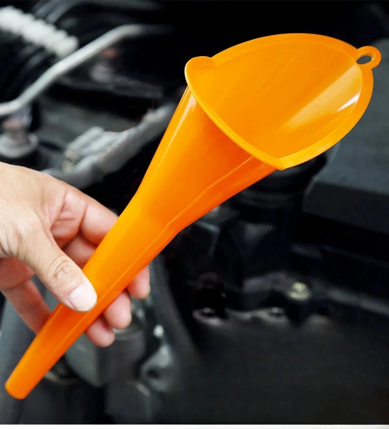 Long Stem Fuel Funnel – Auto & Motorcycle Refueling Tool - camping nature gear