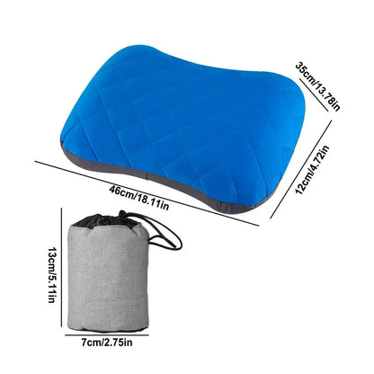 Ultralight Inflatable Camping Pillow – Portable TPU Travel Pillow for Outdoor Napping - camping nature gear