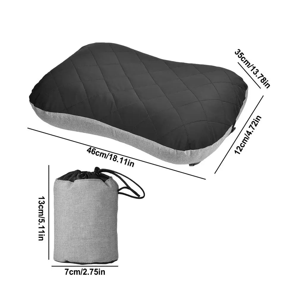 Ultralight Inflatable Camping Pillow – Portable TPU Travel Pillow for Outdoor Napping - camping nature gear