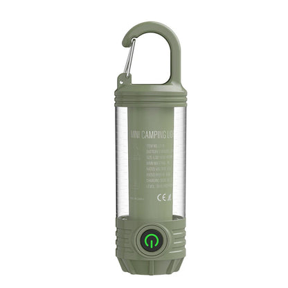 2-in-1 LED Camping Light & Flashlight – USB Rechargeable with Hook & Stand - camping nature gear