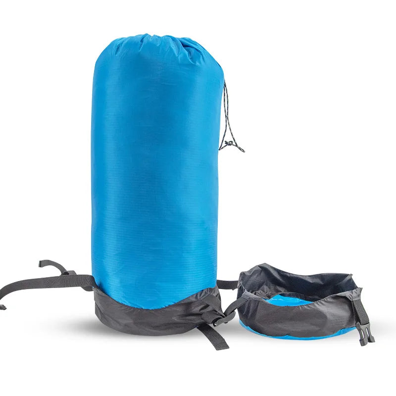 Waterproof Compression Stuff Sack – Lightweight Storage Bag for Sleeping Bags & Gear - camping nature gear