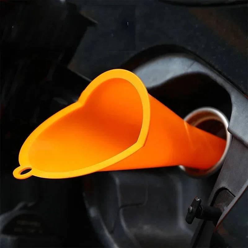 Long Stem Fuel Funnel – Auto & Motorcycle Refueling Tool - camping nature gear