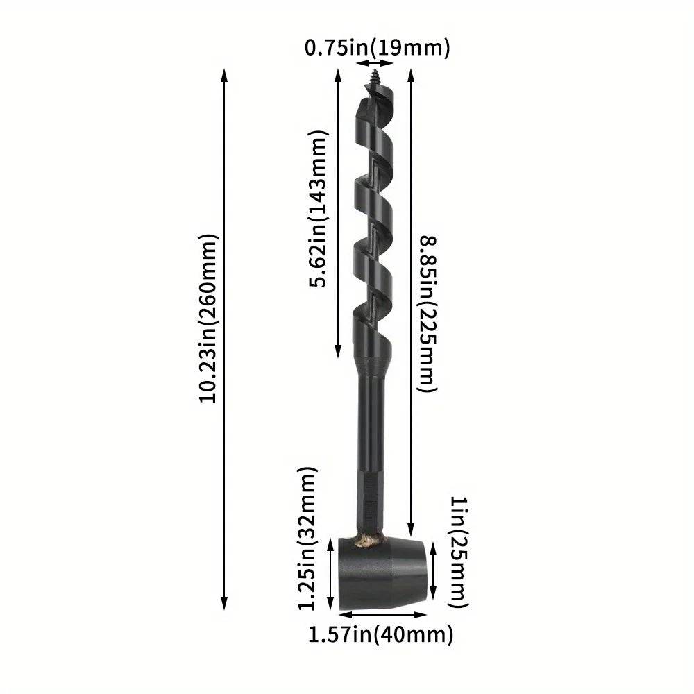 Outdoor Survival Drill & Wrench – 160mm Camping Bushcraft Tool