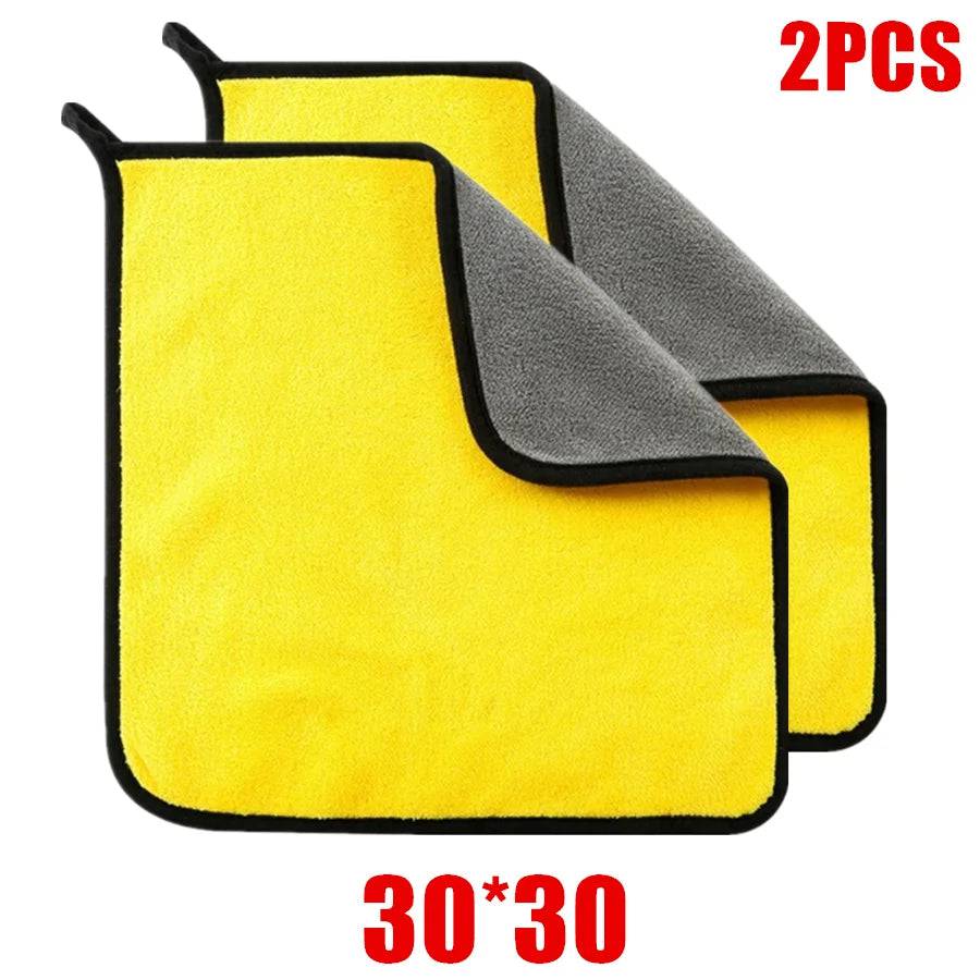 Microfiber Cleaning Towels – Soft Drying Cloths for Car - camping nature gear