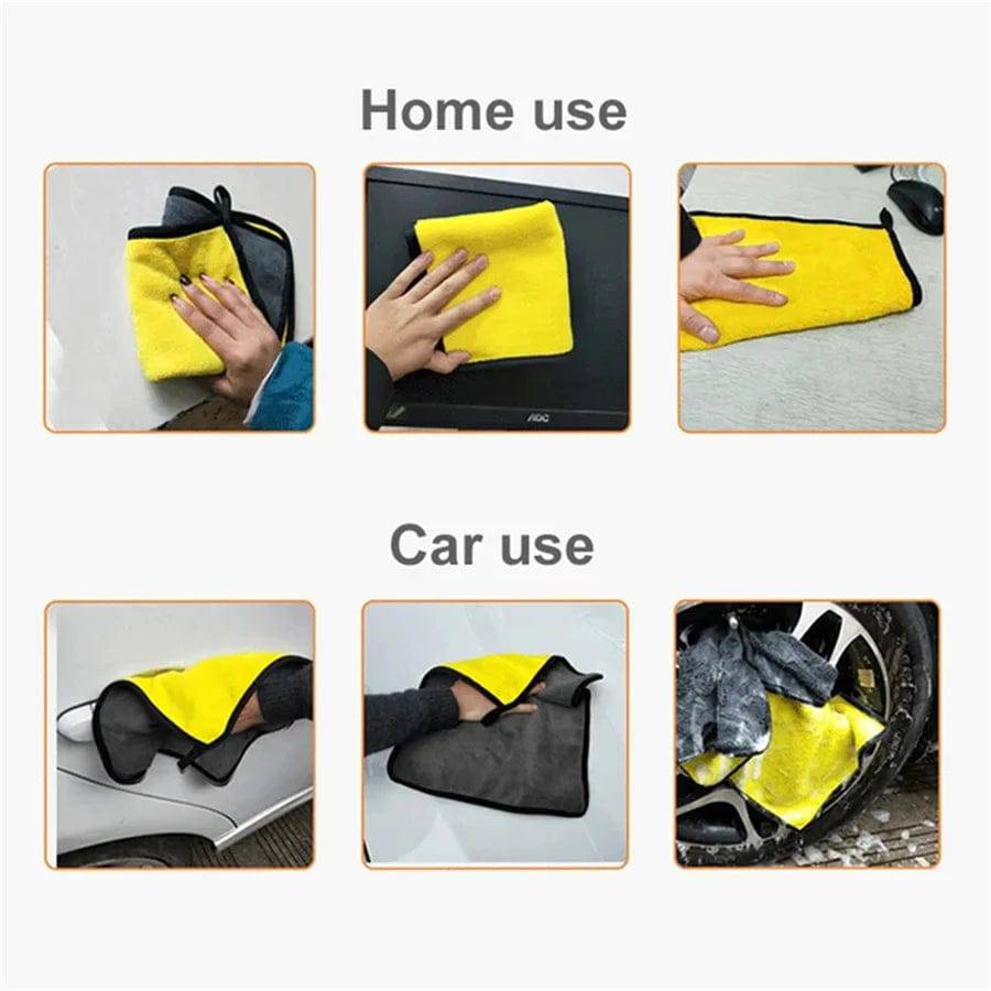 Microfiber Cleaning Towels – Soft Drying Cloths for Car - camping nature gear