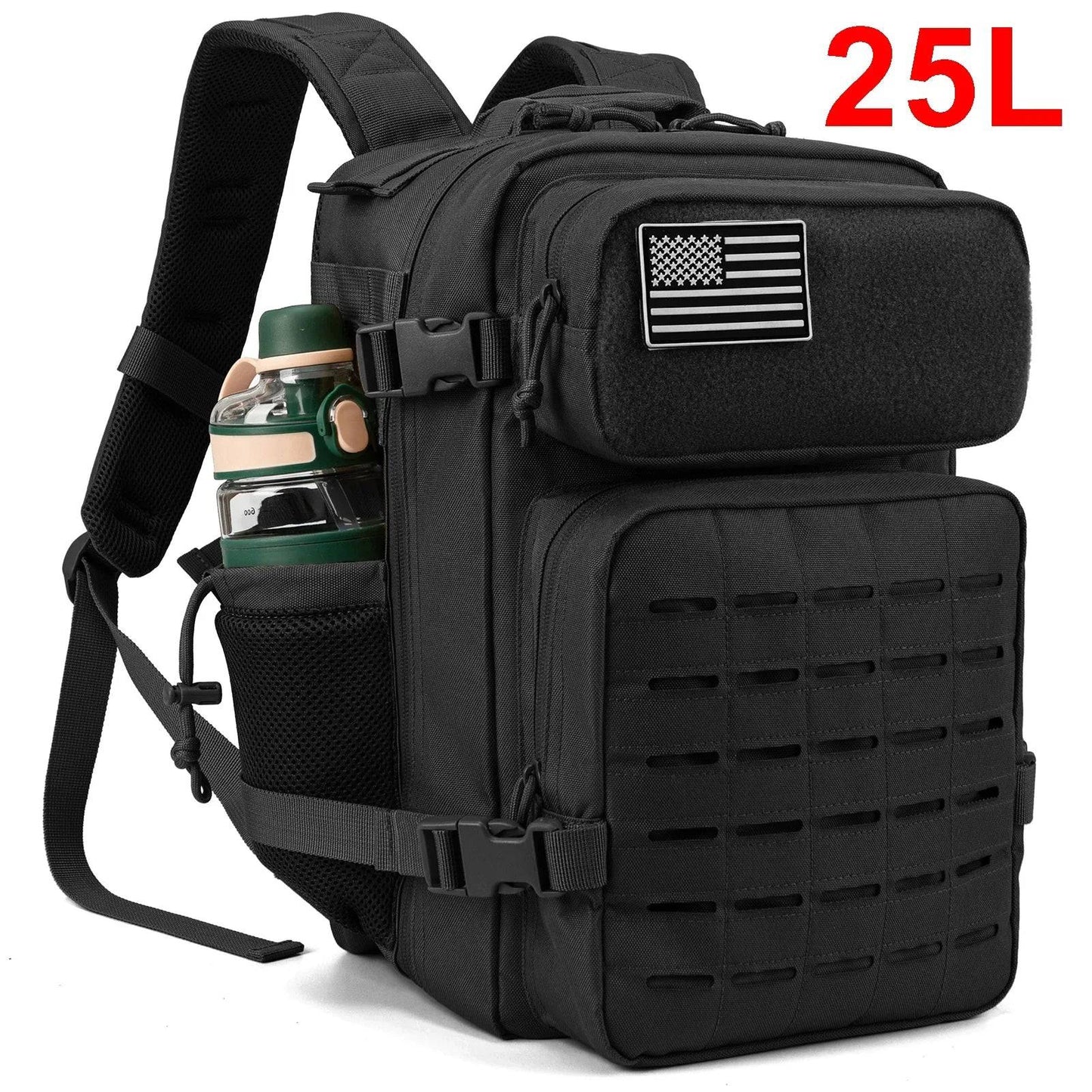 Tactical Hiking Backpack – 25L/45L with Bottle Holder for Men & Women - camping nature gear