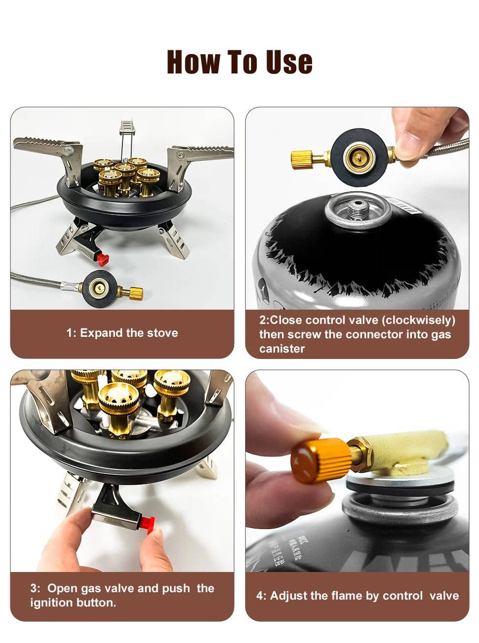 16000W Portable Camping Gas Stove