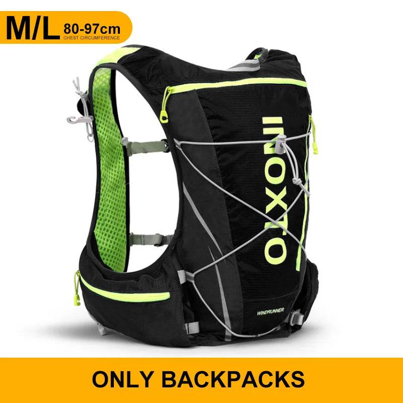 8L Running Hydration Backpack – Hiking Vest with 1.5L Water Bag & Bottle - camping nature gear