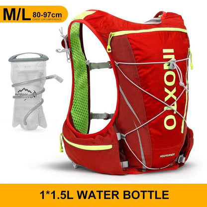 8L Running Hydration Backpack – Hiking Vest with 1.5L Water Bag & Bottle - camping nature gear