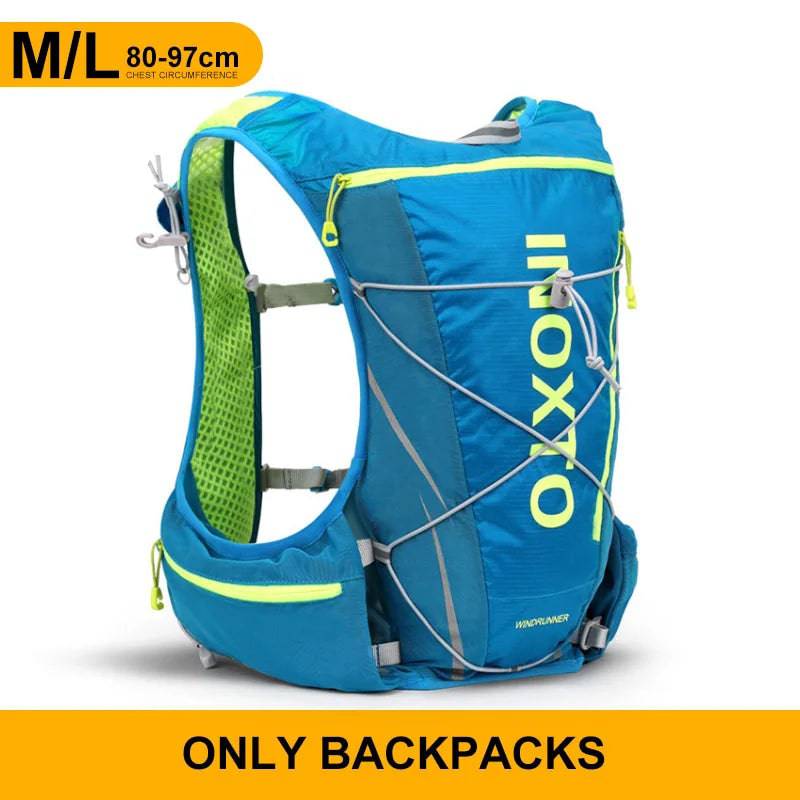 8L Running Hydration Backpack – Hiking Vest with 1.5L Water Bag & Bottle - camping nature gear