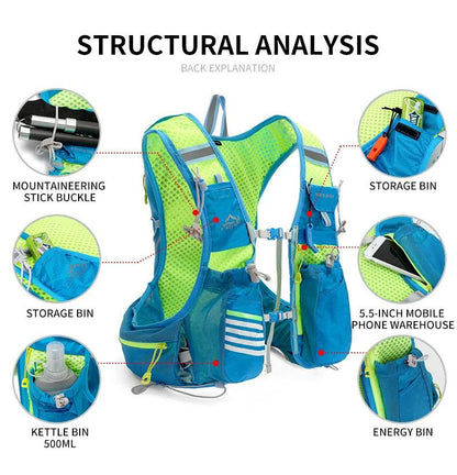 8L Running Hydration Backpack