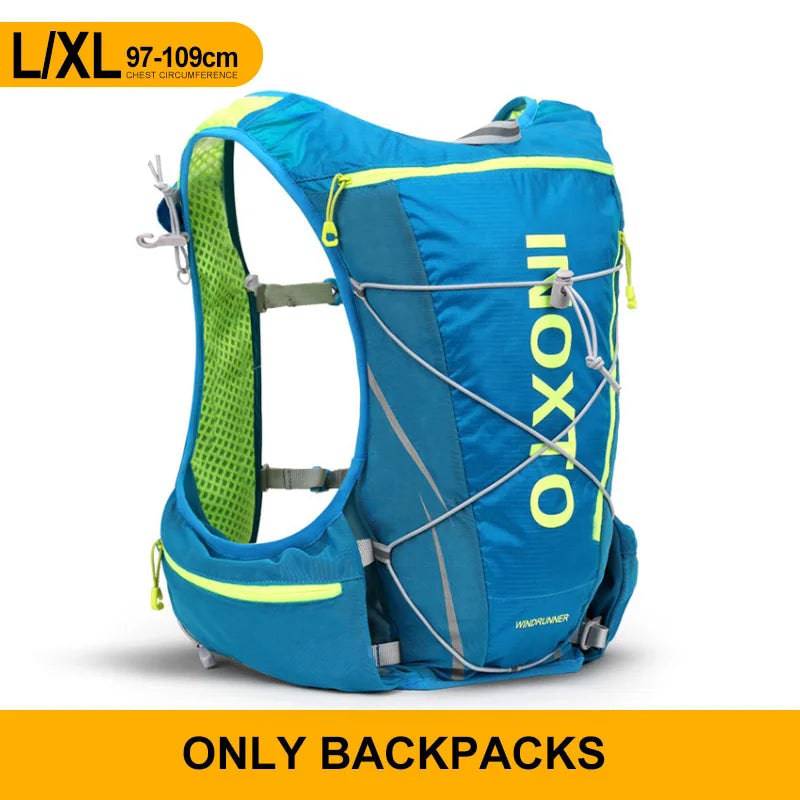 8L Running Hydration Backpack – Hiking Vest with 1.5L Water Bag & Bottle - camping nature gear