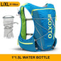 8L Running Hydration Backpack – Hiking Vest with 1.5L Water Bag & Bottle - camping nature gear