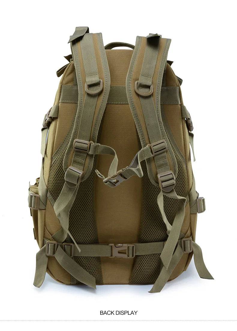 40L Tactical Camping Backpack – Outdoor Travel Bag for Men - camping nature gear