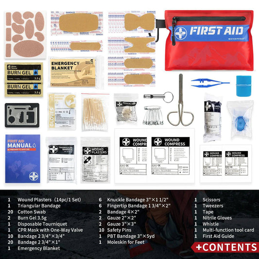 Compact Ultra-Waterproof First Aid Kit – Perfect for Camping - camping nature gear