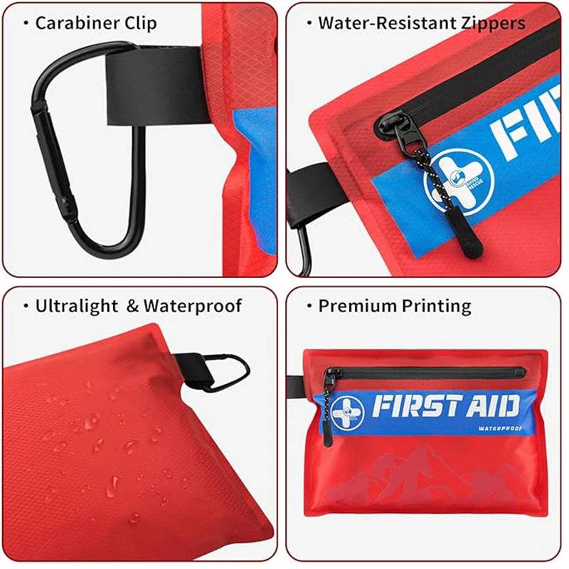 Compact Ultra-Waterproof First Aid Kit – Perfect for Camping - camping nature gear