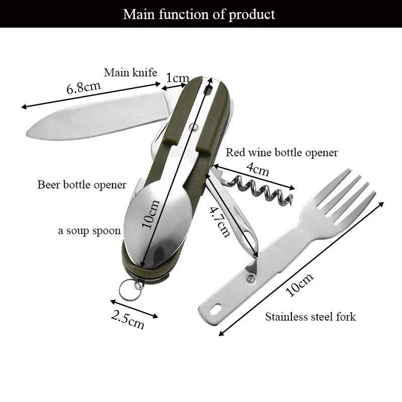 7-in-1 Multifunctional Camping Utensil 