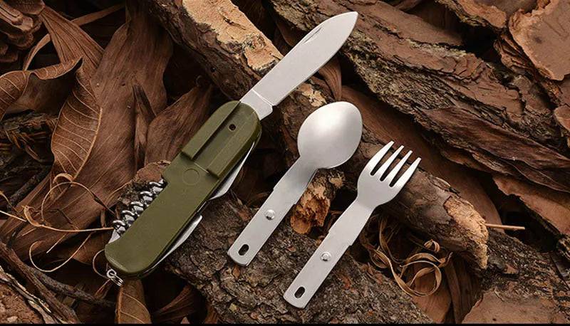 7-in-1 Multifunctional Camping Utensil 