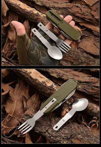 7-in-1 Multifunctional Camping Utensil 