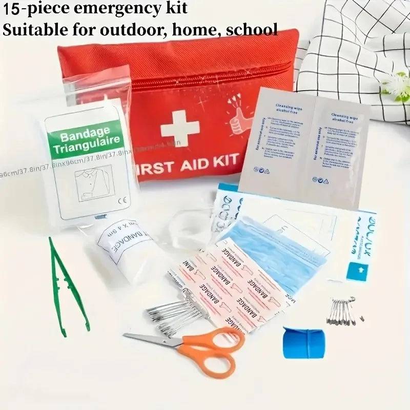 Deluxe 245-Piece First Aid Kit with Carrying Case