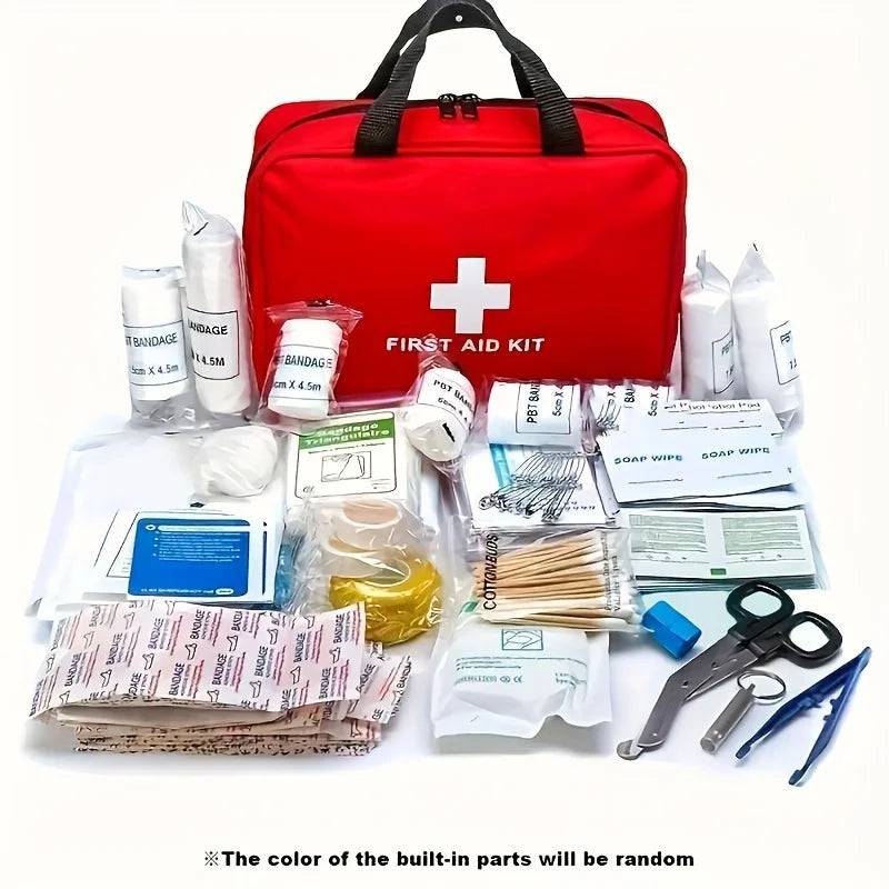 Deluxe 245-Piece First Aid Kit with Carrying Case