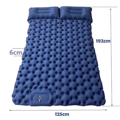 Inflatable Double Mattress – Extra Wide Camping Sleeping Pad