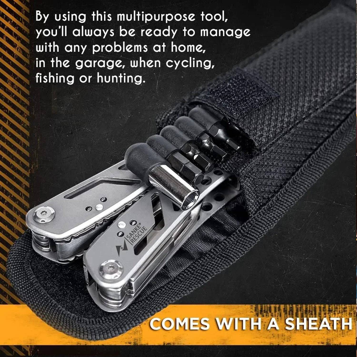 24-in-1 Sanke Rescue Multitool – Survival & Camping Gear