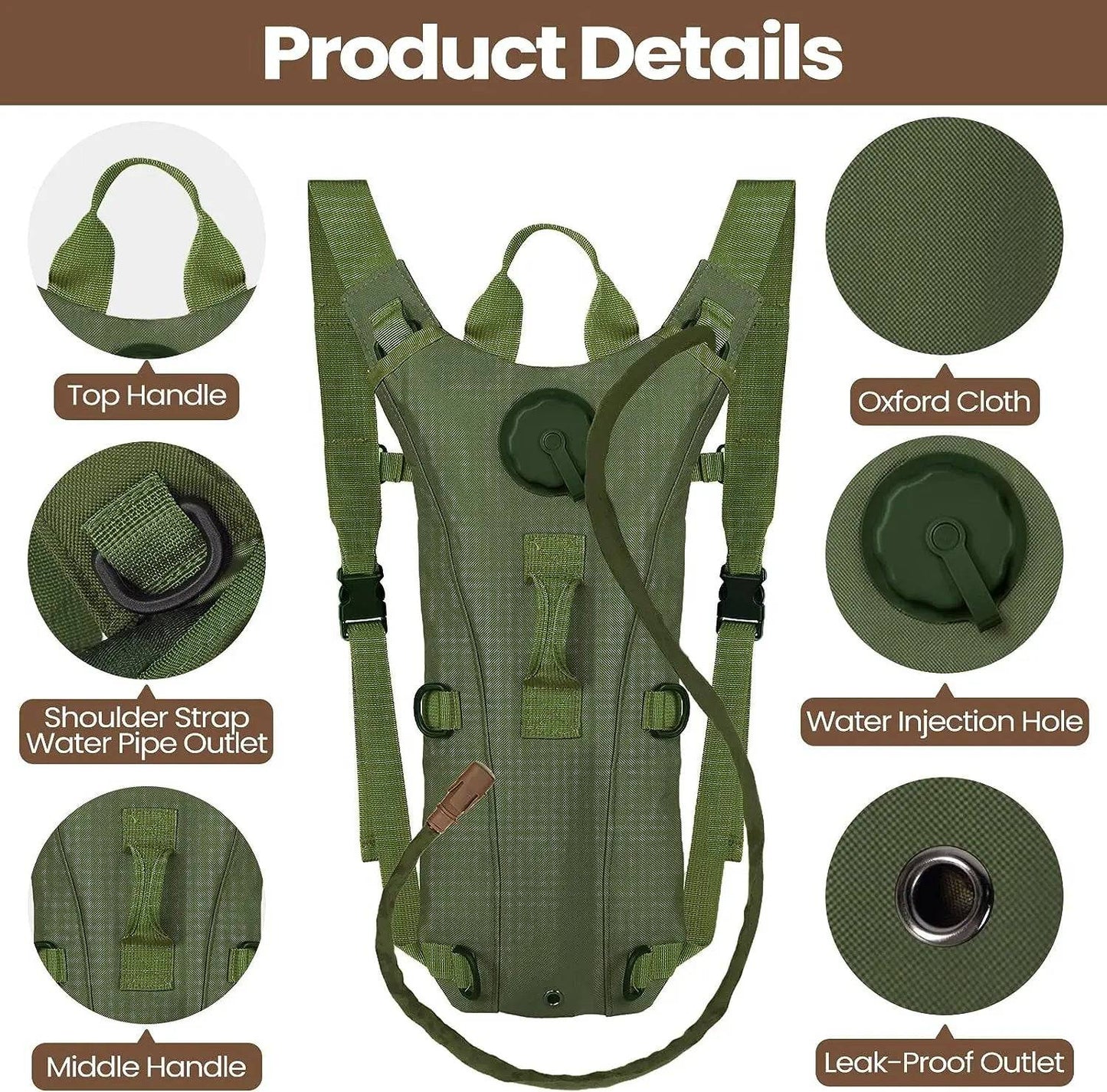 3L Waterproof Hiking Backpack