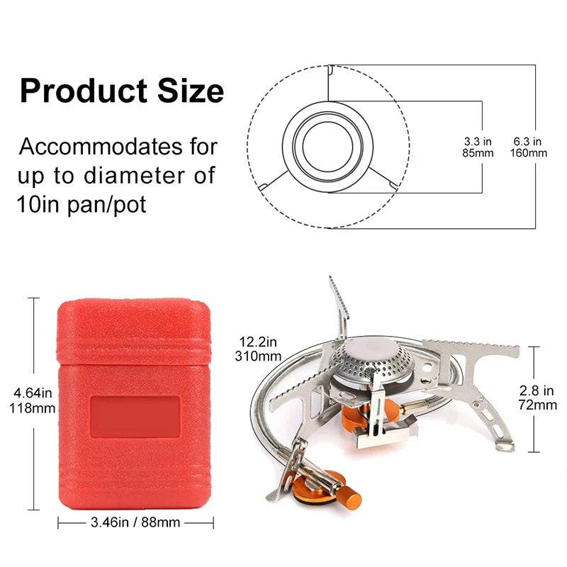 3500W Portable Foldable Gas Stove